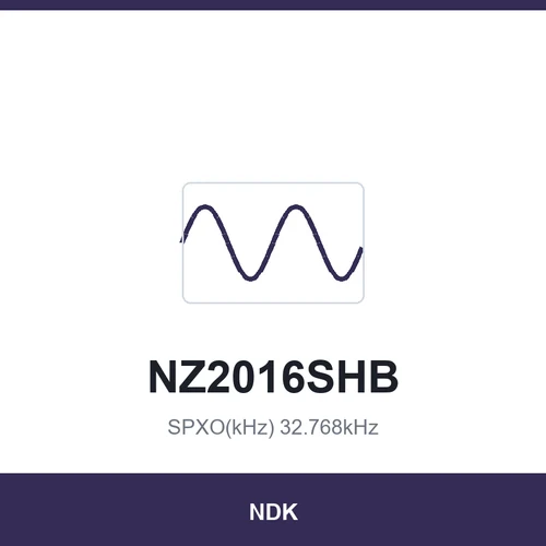 NDK NZ2016SHB SPXO(kHz) 32.768kHz 2.0x1.6x0.7