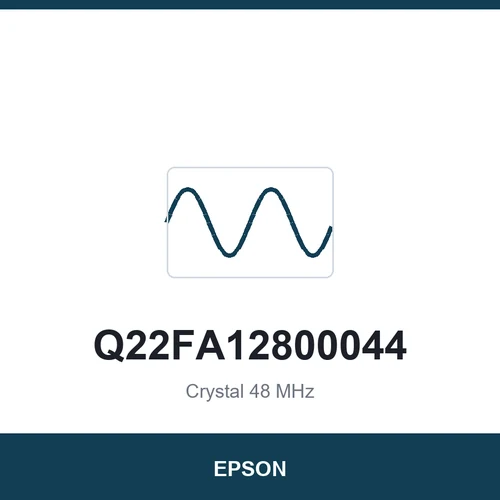EPSON Q22FA12800044 Crystal 48 MHz 2016