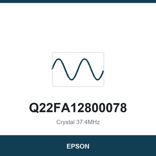EPSON Q22FA12800078 Crystal 37.4MHz 2016