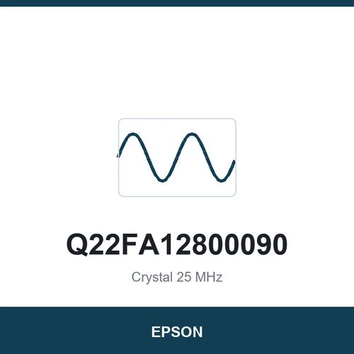 EPSON Q22FA12800090 Crystal 25 MHz 2016