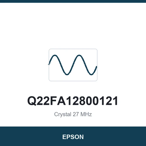 EPSON Q22FA12800121 Crystal 27 MHz 2016