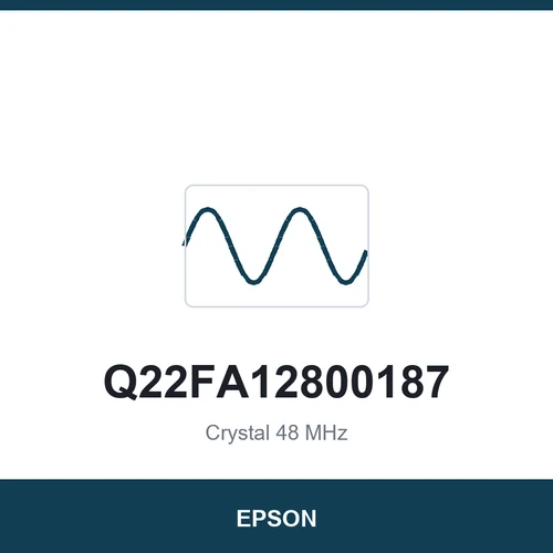 EPSON Q22FA12800187 Crystal 48 MHz 2016