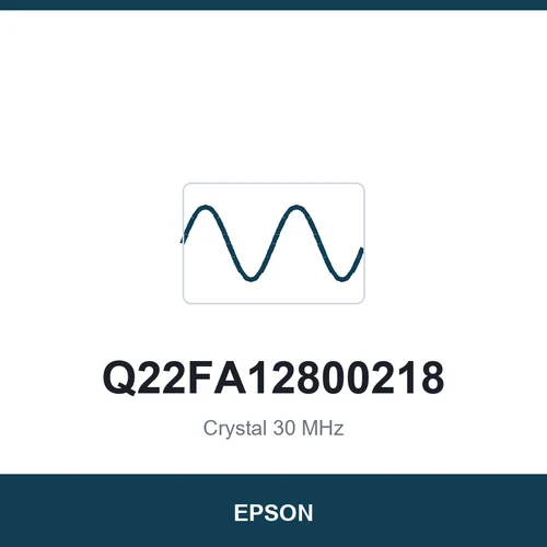 EPSON Q22FA12800218 Crystal 30 MHz 2016