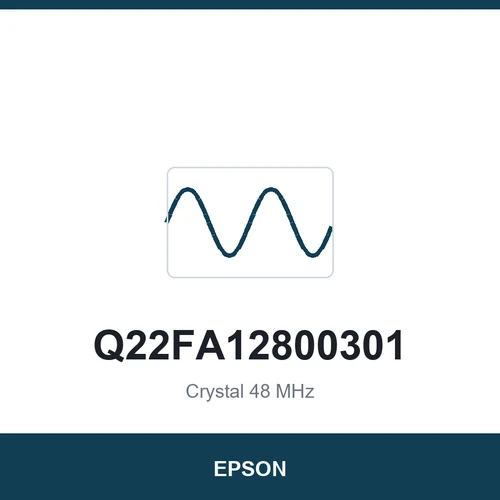 EPSON Q22FA12800301 Crystal 48 MHz 2016