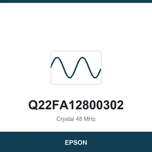 EPSON Q22FA12800302 Crystal 48 MHz 2016