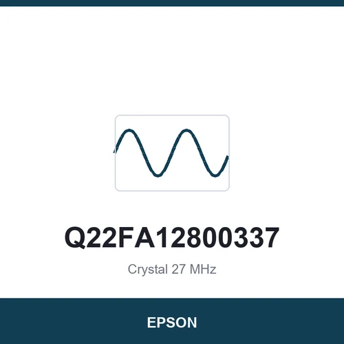 EPSON Q22FA12800337 Crystal 27 MHz 2016