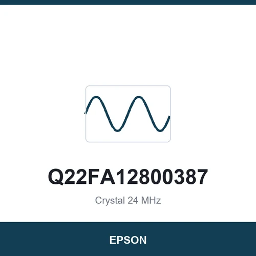 EPSON Q22FA12800387 Crystal 24 MHz 2016