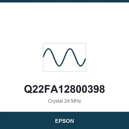 EPSON Q22FA12800398 Crystal 24 MHz 2016