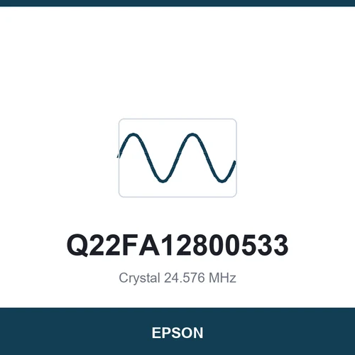 EPSON Q22FA12800533 Crystal 24.576 MHz 2016
