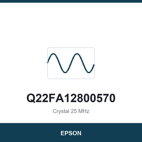 EPSON Q22FA12800570 Crystal 25 MHz 2016
