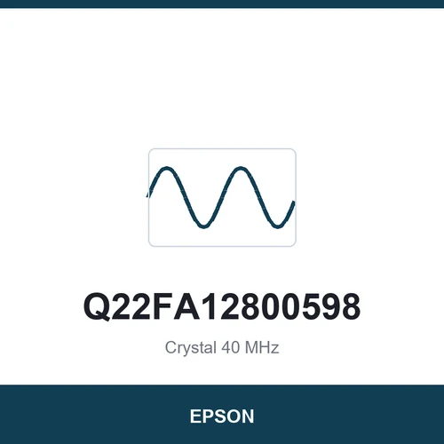 EPSON Q22FA12800598 Crystal 40 MHz 2016