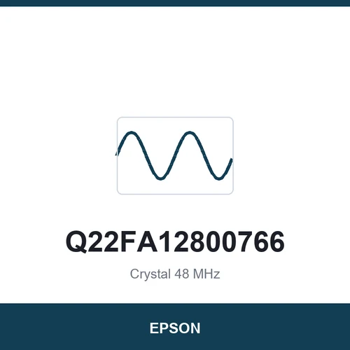 EPSON Q22FA12800766 Crystal 48 MHz 2016