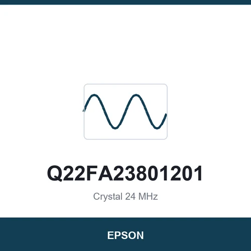 EPSON Q22FA23801201 Crystal 24 MHz 3225