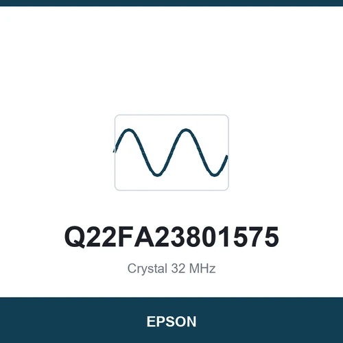 EPSON Q22FA23801575 Crystal 32 MHz 3225