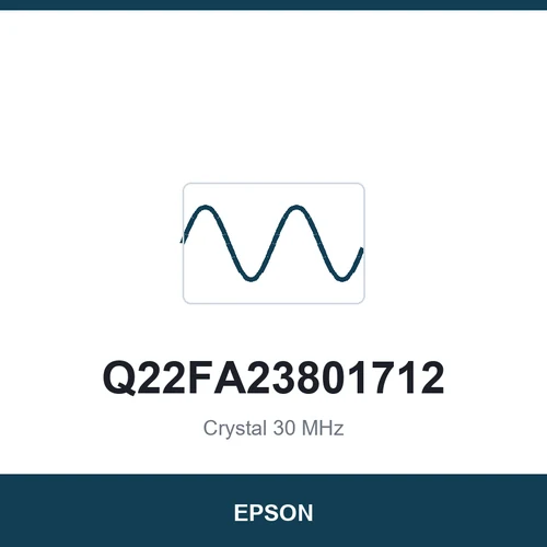 EPSON Q22FA23801712 Crystal 30 MHz 3225