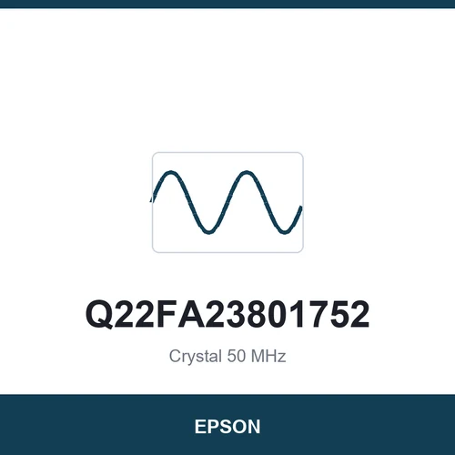 EPSON Q22FA23801752 Crystal 50 MHz 3225