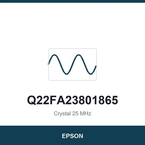 EPSON Q22FA23801865 Crystal 25 MHz 3225
