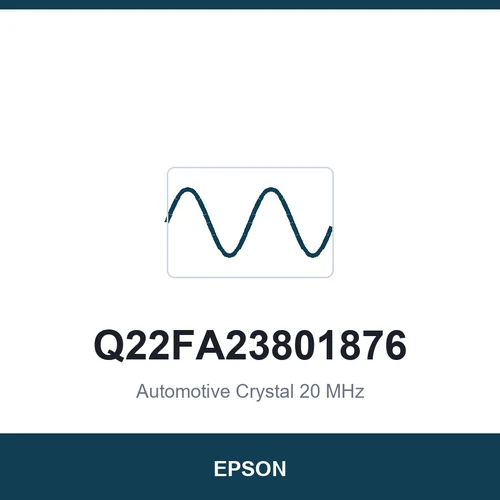 EPSON Q22FA23801876 Automotive Crystal 20 MHz 3225