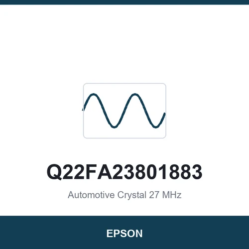EPSON Q22FA23801883 Automotive Crystal 27 MHz 3225