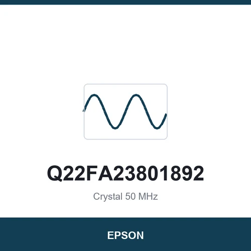 EPSON Q22FA23801892 Crystal 50 MHz 3225
