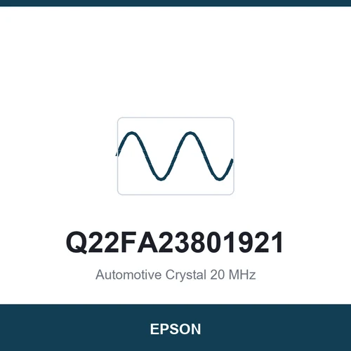 EPSON Q22FA23801921 Automotive Crystal 20 MHz 3225