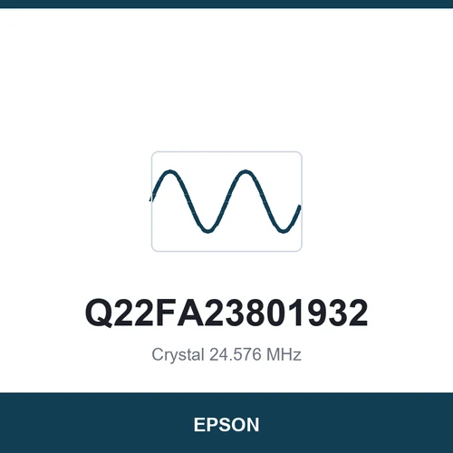 EPSON Q22FA23801932 Crystal 24.576 MHz 3225
