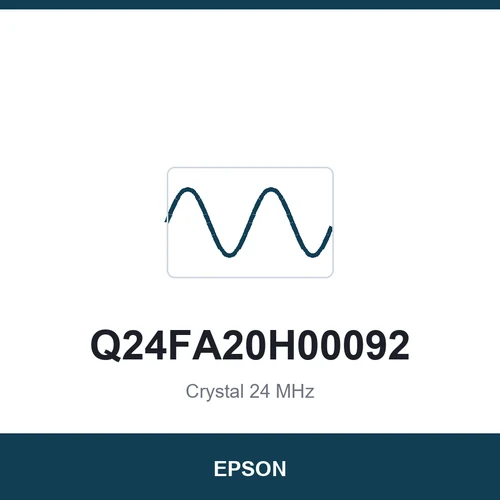 EPSON Q24FA20H00092 Crystal 24 MHz 2520