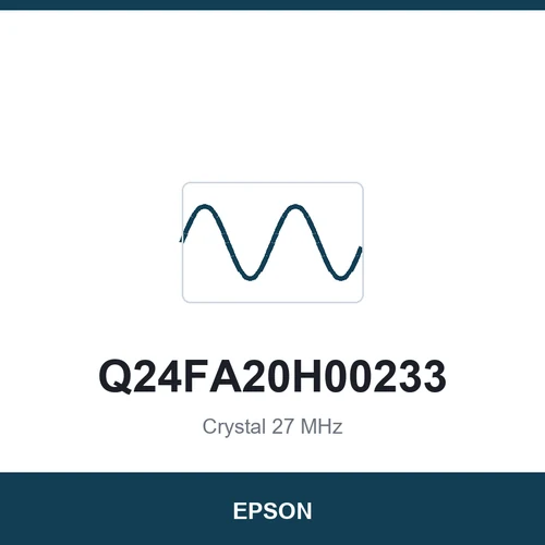 EPSON Q24FA20H00233 Crystal 27 MHz 2520