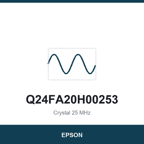 EPSON Q24FA20H00253 Crystal 25 MHz 2520