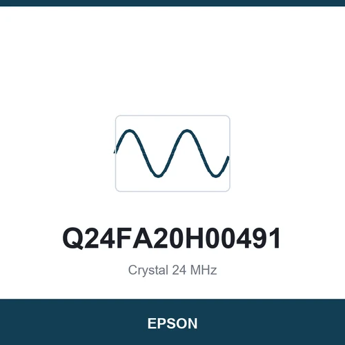 EPSON Q24FA20H00491 Crystal 24 MHz 2520
