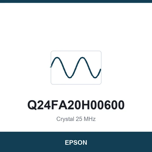 EPSON Q24FA20H00600 Crystal 25 MHz 2520