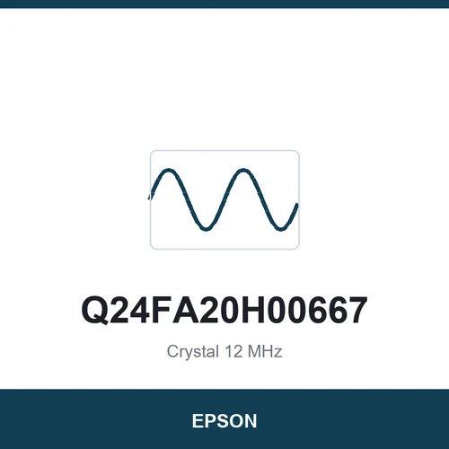 EPSON Q24FA20H00667 Crystal 12 MHz 2520