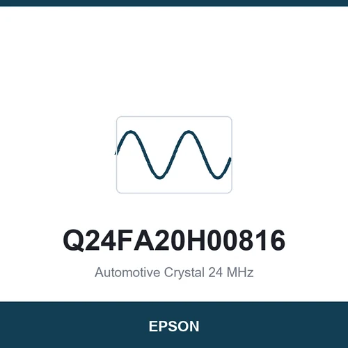 EPSON Q24FA20H00816 Automotive Crystal 24 MHz 2520