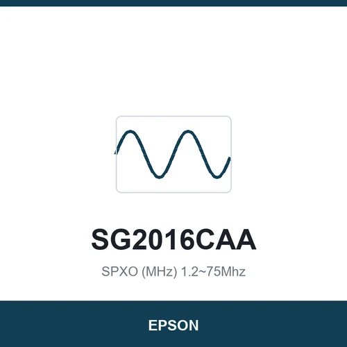 EPSON SG2016CAA SPXO (MHz) 1.2~75Mhz 2.0 x 1.6