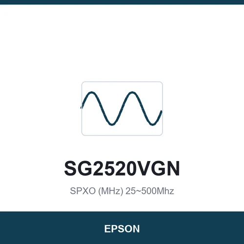 EPSON SG2520VGN SPXO (MHz) 25~500Mhz 2.5 x 2.0