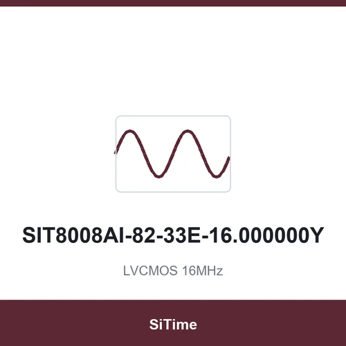 SiTime SIT8008AI-82-33E-16.000000Y LVCMOS 16MHz SMD7050-4P