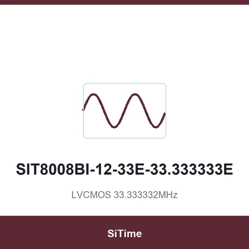 SiTime SIT8008BI-12-33E-33.333333E LVCMOS 33.333332MHz SMD2520-4P