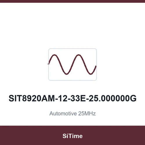 SiTime SIT8920AM-12-33E-25.000000G Automotive 25MHz SMD2520-4P