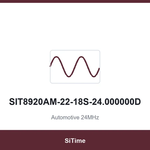SiTime SIT8920AM-22-18S-24.000000D Automotive 24MHz SMD-4P