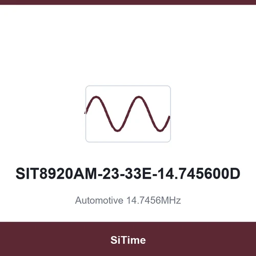 SiTime SIT8920AM-23-33E-14.745600D Automotive 14.7456MHz SMD-4P