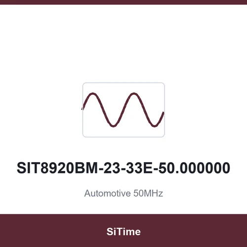 SiTime SIT8920BM-23-33E-50.000000 Automotive 50MHz SMD3225-4P