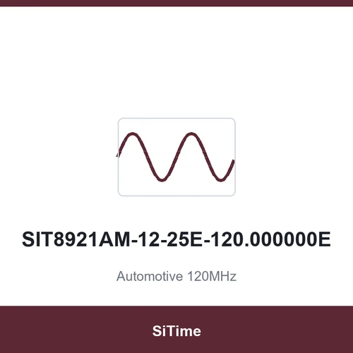 SiTime SIT8921AM-12-25E-120.000000E Automotive 120MHz SMD2520-4P