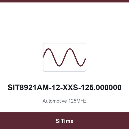 SiTime SIT8921AM-12-XXS-125.000000 Automotive 125MHz SMD2520-4P