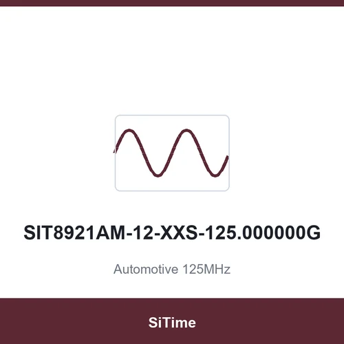 SiTime SIT8921AM-12-XXS-125.000000G Automotive 125MHz SMD2520-4P