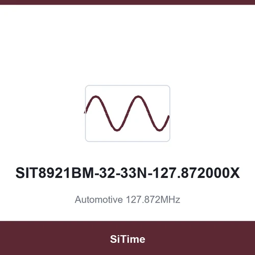SiTime SIT8921BM-32-33N-127.872000X Automotive 127.872MHz SMD5032-4P