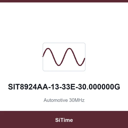 SiTime SIT8924AA-13-33E-30.000000G Automotive 30MHz SMD2520-4P