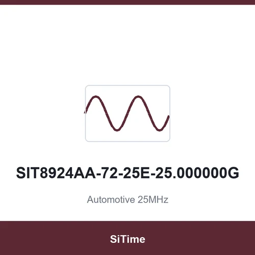 SiTime SIT8924AA-72-25E-25.000000G Automotive 25MHz SMD2016-4P