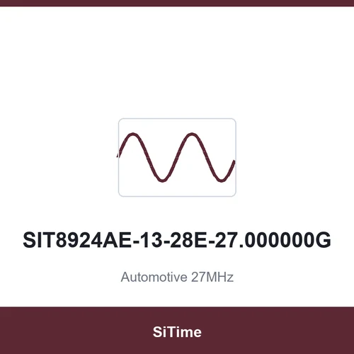 SiTime SIT8924AE-13-28E-27.000000G Automotive 27MHz SMD2520-4P