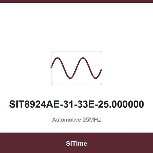 SiTime SIT8924AE-31-33E-25.000000 Automotive 25MHz SMD3225-4P