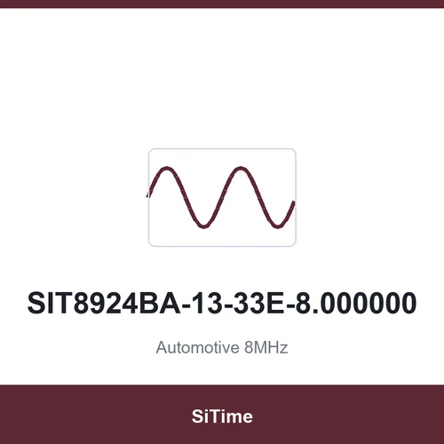 SiTime SIT8924BA-13-33E-8.000000 Automotive 8MHz SMD2520-4P